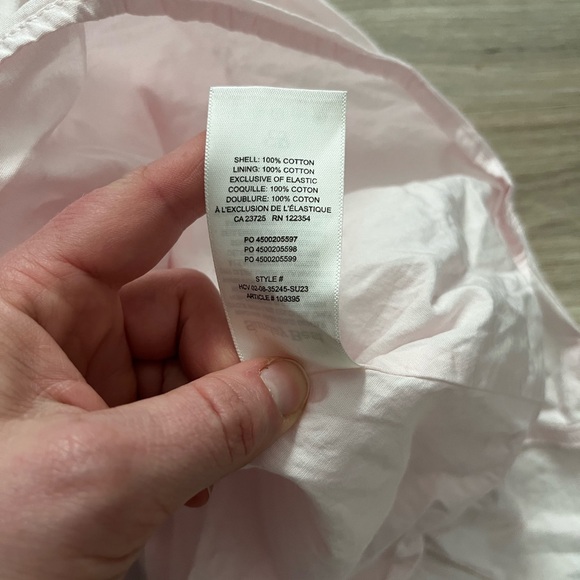 Aritzia Sunday Best Women’s  Martine Poplin Dress Light Pink - Size Small - Picture 8 of 10